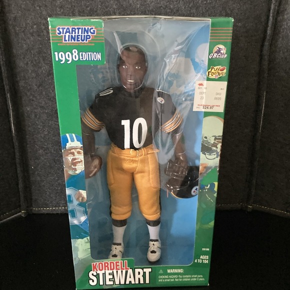 Kenner Other - 1998 NFL Starting Lineup Kordell Stewart Pittsburgh Steelers